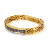 Bracelet Chaîne Homme Luxueux en Acier - Mon Bracelet Homme