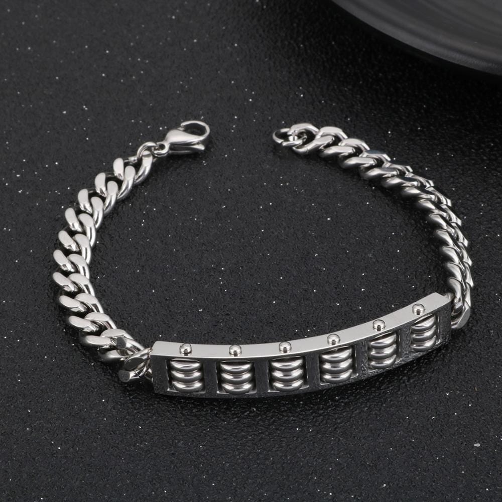 Bracelet Chaîne Homme Moderne en Acier - Mon Bracelet Homme