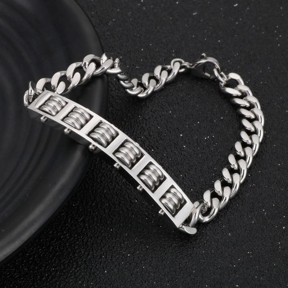 Bracelet Chaîne Homme Moderne en Acier - Mon Bracelet Homme