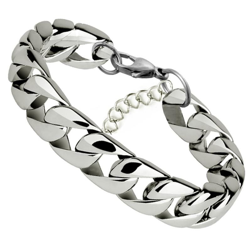 Bracelet Chaîne Large en Acier - Mon Bracelet Homme