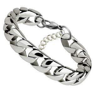 Bracelet Chaîne Large en Acier - Mon Bracelet Homme