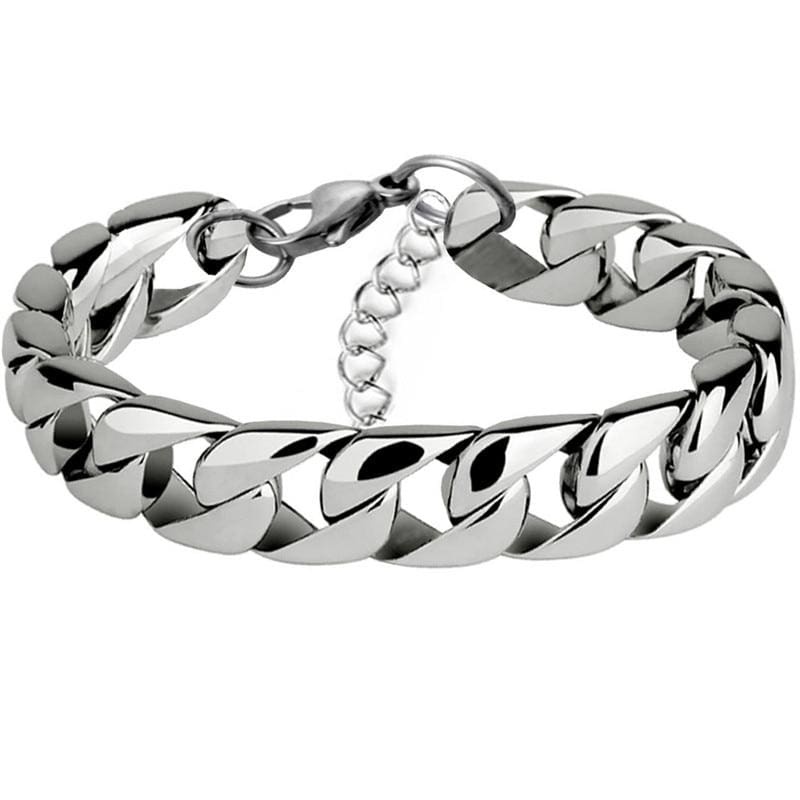 Bracelet Chaîne Large en Acier - Mon Bracelet Homme