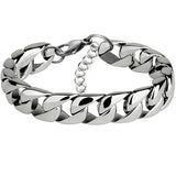 Bracelet Chaîne Large en Acier