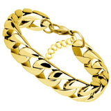 Bracelet Chaîne Large en Acier - Mon Bracelet Homme