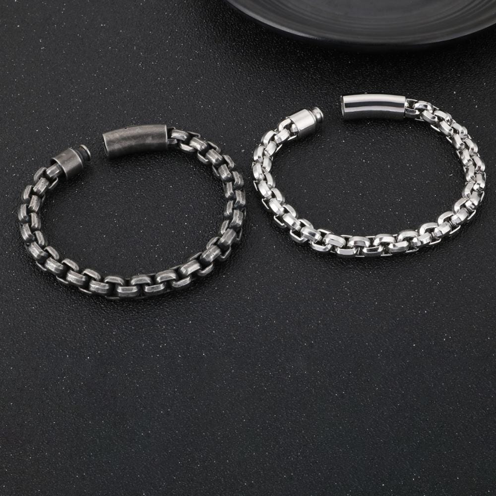 Bracelet Chaîne Maille en Acier - Mon Bracelet Homme
