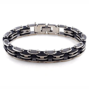 Bracelet Chaîne Maillons Solides en Acier - Mon Bracelet Homme