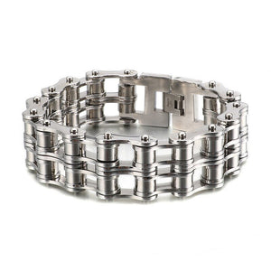 Bracelet Chaîne Moto Homme Argenté enoch - Mon Bracelet Homme