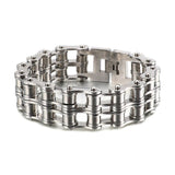 Bracelet Chaîne Moto Homme Argenté enoch - Mon Bracelet Homme
