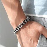 Bracelet Chaîne Moto Homme en Acier - Mon Bracelet Homme