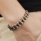 Bracelet Chaîne Moto Homme en Acier - Mon Bracelet Homme