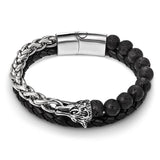 Bracelet Chaîne Perle en Acier - Mon Bracelet Homme
