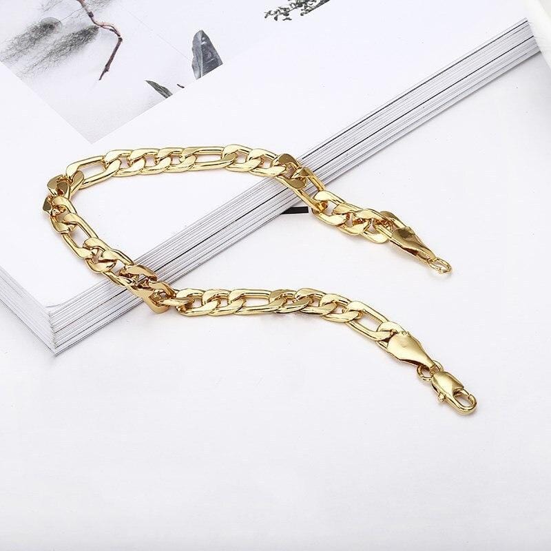Bracelet Chaîne Plaqué Or en Acier - Mon Bracelet Homme