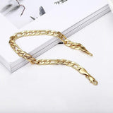Bracelet Chaîne Plaqué Or en Acier - Mon Bracelet Homme