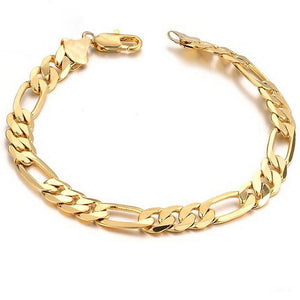 Bracelet Chaîne Plaqué Or en Acier - Mon Bracelet Homme