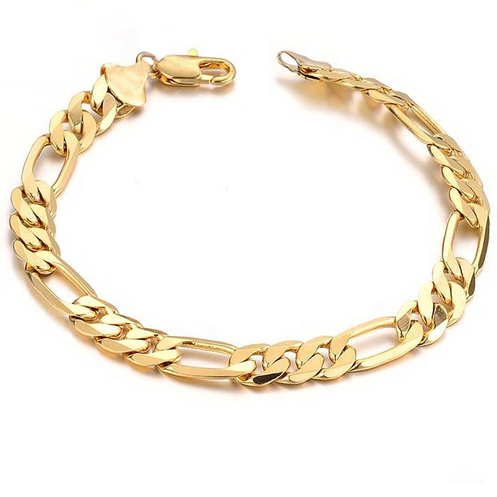Bracelet Chaîne Plaqué Or en Acier - Mon Bracelet Homme