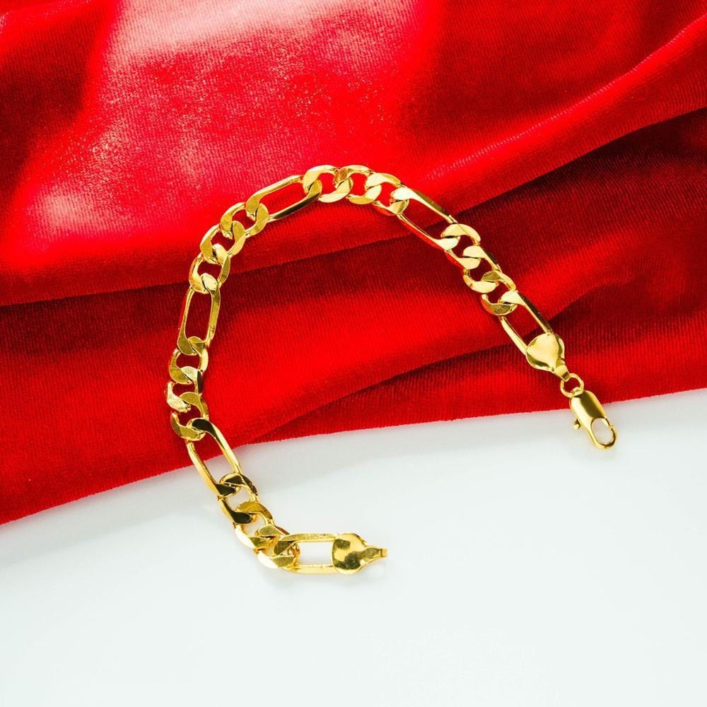 Bracelet Chaîne Plaqué Or en Acier - Mon Bracelet Homme