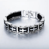 Bracelet Chaîne Style Punk en Acier - Mon Bracelet Homme