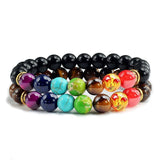 Bracelet Chakra Homme En Perles Duo - Mon Bracelet Homme