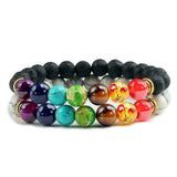 Bracelet Chakra Homme En Perles Ronald