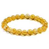 Bracelet Citrine Naturelle Homme en Perles - Mon Bracelet Homme