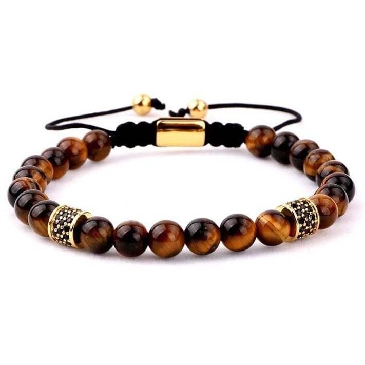 Bracelet Cordon Luxe Homme en Perle - Mon Bracelet Homme