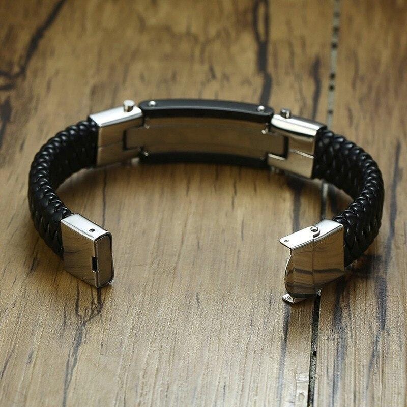 Bracelet Croix Homme Bijouterie en Cuir - Mon Bracelet Homme