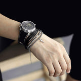 Bracelet Croix Homme Chic et Tendance en Perles - Mon Bracelet Homme