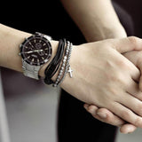 Bracelet Croix Homme Chic et Tendance en Perles - Mon Bracelet Homme