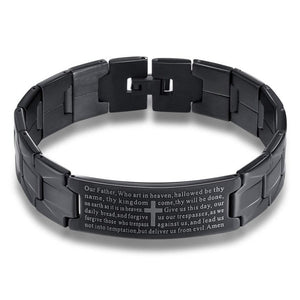 Bracelet Croix Homme Noir Protection - Mon Bracelet Homme
