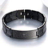 Bracelet Croix Homme Noir Protection - Mon Bracelet Homme