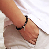 Bracelet Croix Homme Pierre Naturelle - Mon Bracelet Homme