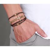 Bracelet Croix Horizontale Homme - Mon Bracelet Homme