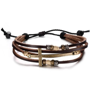 Bracelet Croix Horizontale Homme - Mon Bracelet Homme