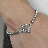 Bracelet Cubain En Acier Inoxydable Pour Homme - Mon Bracelet Homme