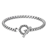 Bracelet Cubain En Acier Inoxydable Pour Homme - Mon Bracelet Homme