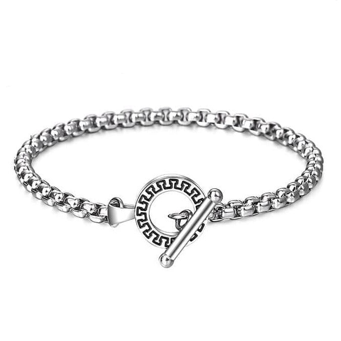 Bracelet Cubain En Acier Inoxydable Pour Homme - Mon Bracelet Homme