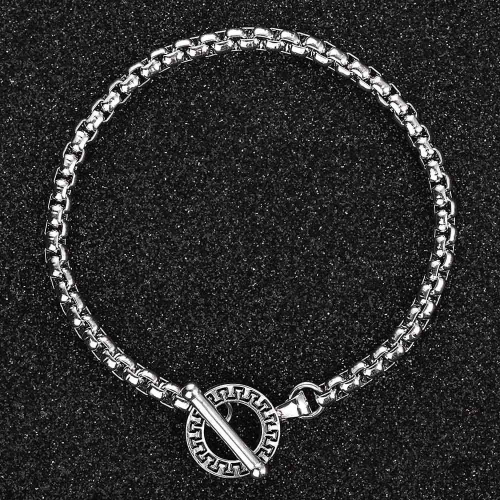 Bracelet Cubain En Acier Inoxydable Pour Homme - Mon Bracelet Homme