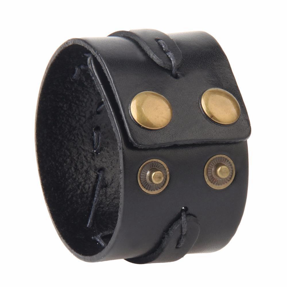Bracelet de Force 4 cm de Large en Cuir - Mon Bracelet Homme