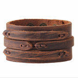 Bracelet de Force 4 cm de Large en Cuir