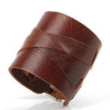 Bracelet de Force 6,5cm de Large en Cuir