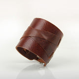 Bracelet de Force 6,5cm de Large en Cuir - Mon Bracelet Homme