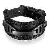 Bracelet de Force Ajustable par Sangle en Cuir - Mon Bracelet Homme