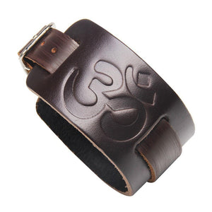 Bracelet de Force Artisanal en Cuir - Mon Bracelet Homme