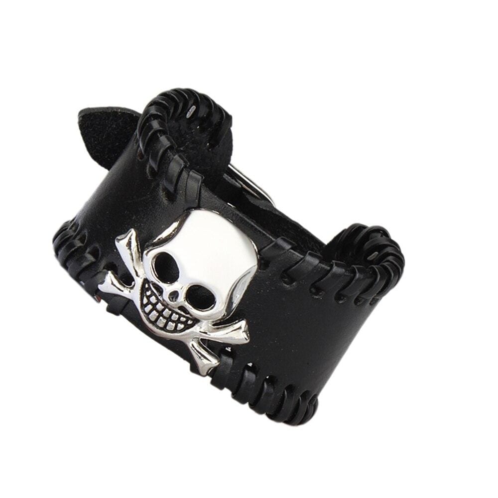 Bracelet de Force Aspect Viril en Cuir - Mon Bracelet Homme