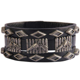 Bracelet de Force avec Pistolet en Cuir - Mon Bracelet Homme