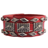 Bracelet de Force avec Pistolet en Cuir - Mon Bracelet Homme
