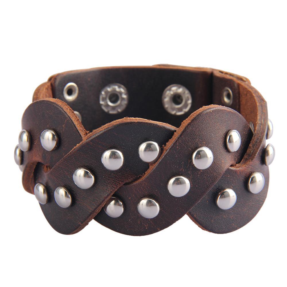 Bracelet de Force Bijou Moderne en Cuir - Mon Bracelet Homme