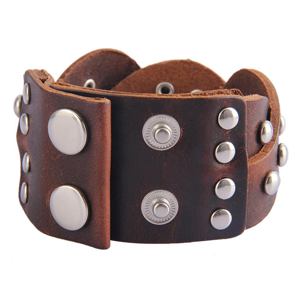 Bracelet de Force Bijou Moderne en Cuir - Mon Bracelet Homme