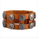 Bracelet de Force Biker avec Outils en Cuir - Mon Bracelet Homme