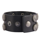 Bracelet de Force Biker avec Outils en Cuir - Mon Bracelet Homme
